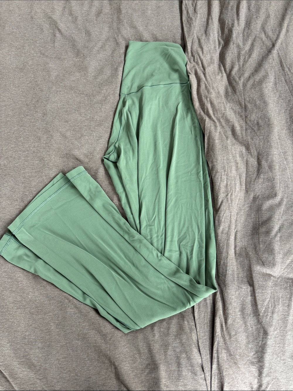 aerie Wide Leg Pants in Sage Green